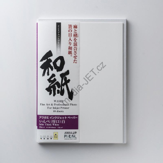 AWAGAMI Inbe Thick White 125g - Japonský Washi z konopí a kozo vláken